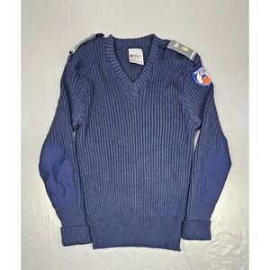 Vintage Brigade‎ Quartermaster Sweater Mens 44 (Lrg) 100% Pure New Wool Military